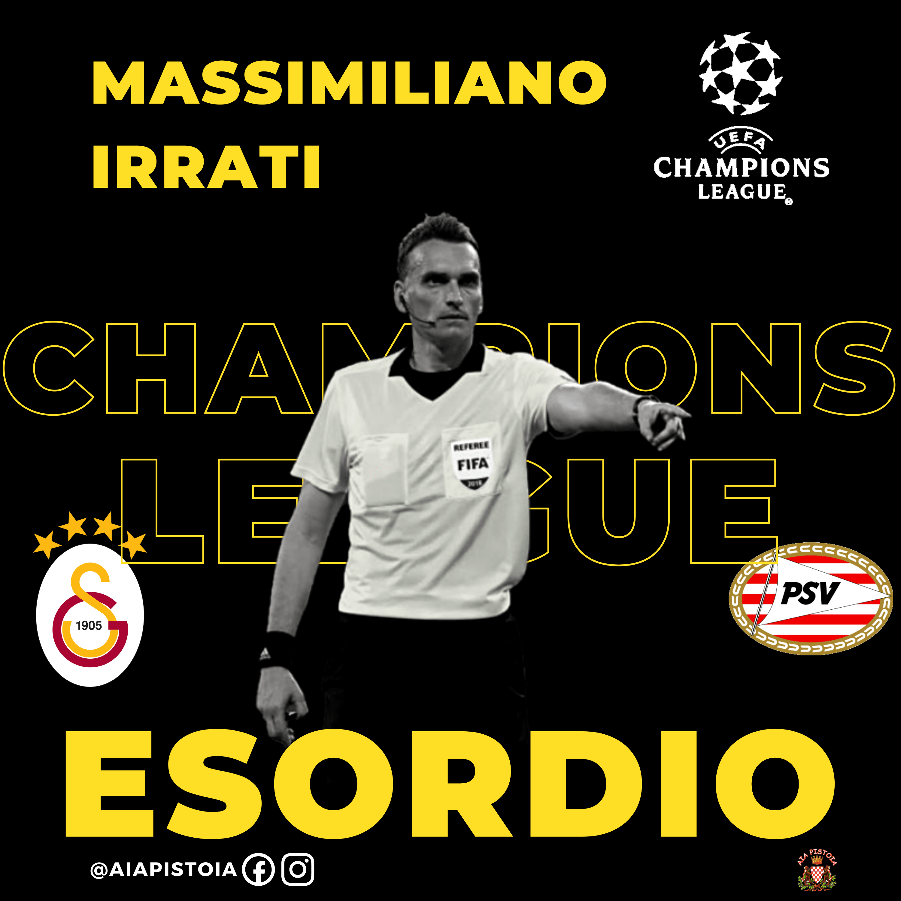 Irrati esordio in Champions min
